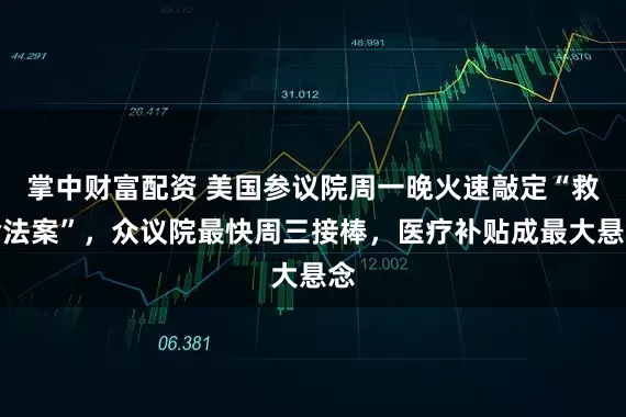 掌中财富配资 美国参议院周一晚火速敲定“救命法案”，众议院最快周三接棒，医疗补贴成最大悬念